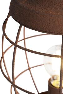 Lampă rustică de masă rugină - Lentera