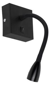 Lampă de perete flexibilă modernă LED negru - Flex