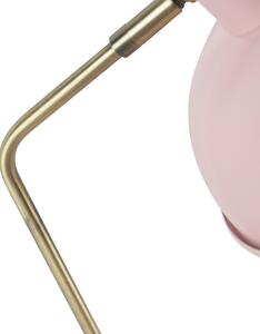 Lampă de masă retro roz cu bronz - Milou