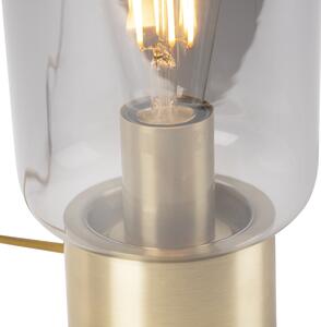 Lampă de masă din alamă design cu sticlă fum - Bliss Cute