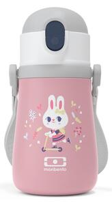 Termos pentru copii Monbento Stram Bunny, 360 ml, roz