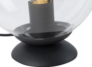 Lampă de masă Art Deco neagră - Pallon