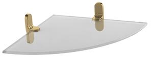 BISK Erga Nature Gold, raft de colt pentru cosmetice, auriu lucios, ERG-05851
