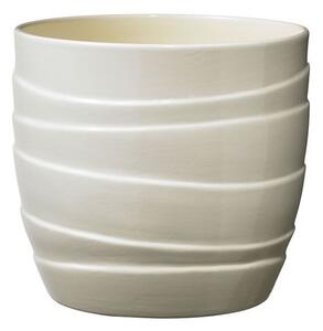 Ghiveci Barletta, ceramica, 14 cm, crem