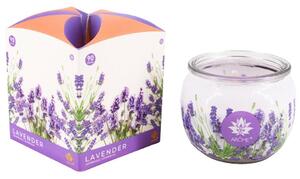 Lumânare parfumată Arome Lavender în sticlă, 90 g