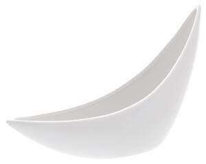 Mască de ghiveci din ceramică albă, 29 x 17 x 8 cm