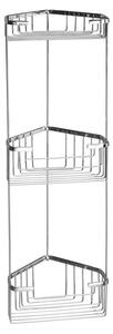 Gedy Gedy, poliță de colț SMART cu trei niveluri 200x590x150 mm, crom, 2484