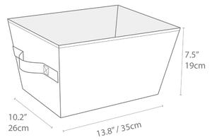 Coș de depozitare Bigso Box of Sweden Tap, 26 x 19 cm, bej