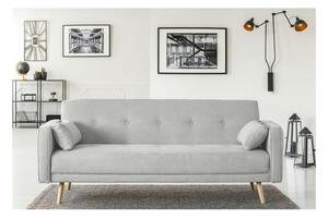 Canapea extensibilă Cosmopolitan Design Stuttgart, gri deschis, 212 cm