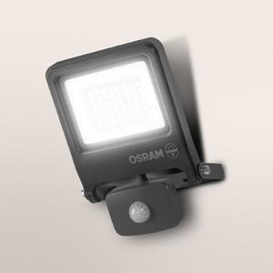 OSRAM Spot exterior ENDURA FLOOD, gri, senzor 30 W 840 IP44, Gri, Aluminiu