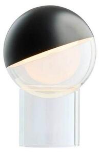 FRANDSEN Lampa de masă cu LED-uri Pila, negru, 20 cm, dimabil, reglabil, Negru, Camera de zi / sufragerie, Plastic, Modern