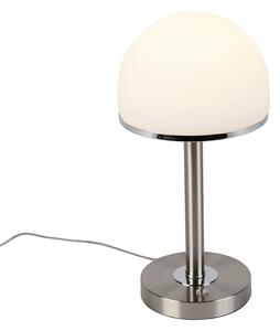 Lampă de masă vintage din oțel cu LED și touch - Bauhaus