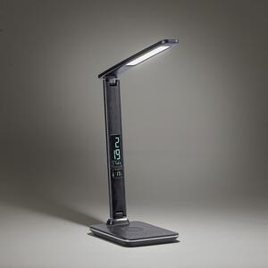Lampă de masă modernă, neagră, cu LED cu dimmer tactil - Roel