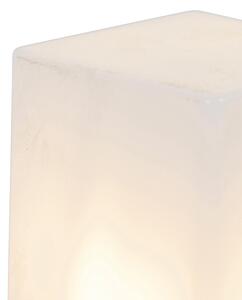 Lampă exterioară de culoare neagră, cu nuanță albă opală 50 cm - Danemarca