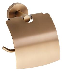 Sapho Suport hârtie igienică Sapho, X-ROUND COPPER, cu capac, cupru mat, XR732PG