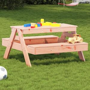Masă de picnic pentru copii, 88x97x52 cm, lemn masiv douglas