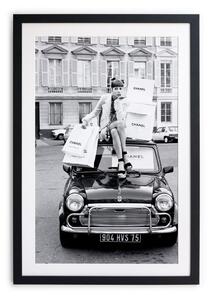 Poster Velvet Atelier Chanel, 40 x 30 cm, alb - negru