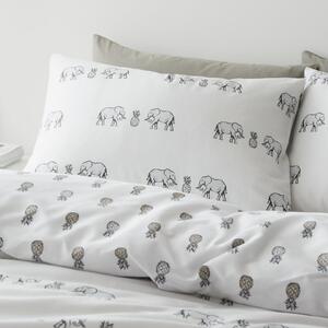 Lenjerie de pat din bumbac Pineapple Elephant Tembo, 135 x 200 cm, bej