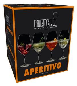Set 4 pahare pentru bauturi aperitiv, din cristal Aperitivo Clear, 995 ml, Riedel