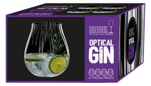 Set 4 pahare pentru Gin, din cristal Gin Set Optical Clear, 762 ml, Riedel