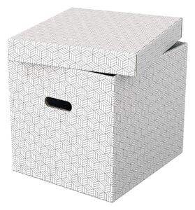 Set 3 cutii depozitare Esselte Home, 32 x 36,5 cm, alb