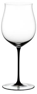 Pahar pentru vin, din cristal Sommeliers Black Tie Burgundy Grand Cru Negru, 1050 ml, Riedel