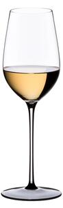 Pahar pentru vin, din cristal Sommeliers Black Tie Riesling Grand Cru Negru, 380 ml, Riedel