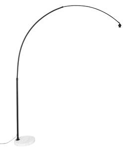 Lampă arc modernă alb-negru reglabilă fără umbră - XXL