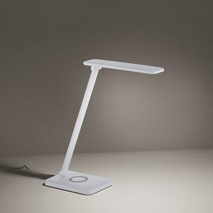 Lampă de masă de proiectare albă, inclusiv LED cu dimmer tactil - Tina