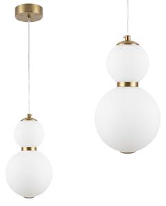 Lampă de plafon suspendată LED LHJ112-2CP aur periat