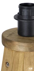 Lampă de podea rurală trepied lemn vintage - Tripod Classic