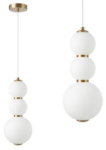 Lampă de plafon suspendată LED LHJ113-3CP aur periat