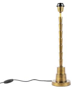 Lampă de masă Art Deco bronz fără umbră - Pisos
