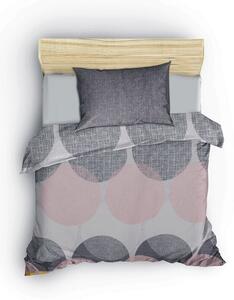 Lenjerie de pat pentru o persoana Single XXL (DE), Leron - Grey, Cotton Box, Bumbac Ranforce