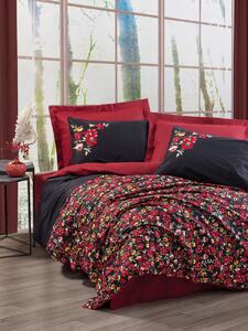 Lenjerie de pat pentru o persoana Single XXL (DE), Desire - Red, Cotton Box, Bumbac Ranforce