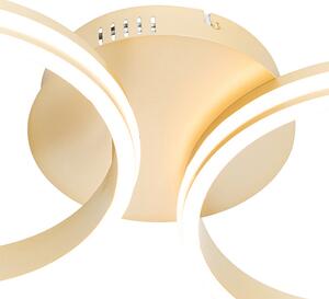 Plafoniera din alamă cu LED în 3 trepte reglabilă 2 lumini - Navara