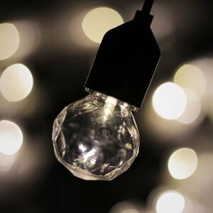 Extensie ghirlandă luminoasă cu LED DecoKing Indrustrial Bulb, lungime 3 m, 10 beculețe