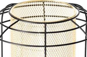 Lampă de podea de design trepied negru cu auriu - Gaze