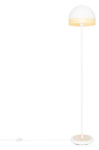 Oosterse vloerlamp wit met rotan 30 cm - Magna Rotan