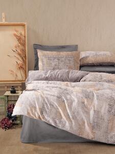 Lenjerie de pat pentru o persoana (DE), Amentes - Grey, Cotton Box, Bumbac Satinat