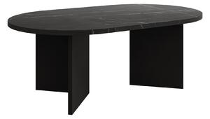 Măsuță de cafea Comfivo Fungus, Marmură neagră, Negru, PAL laminat, 42x65x110cm, 15.5 kg