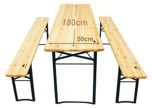 Set de bere din lemn – 180 cm, 50cm