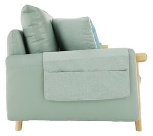 Canapea complet tapiţată 3 locuri, piele / piele ecologică neomint, LINSY