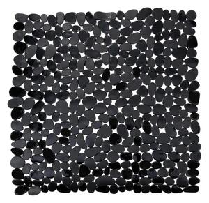 Covor baie anti-alunecare Wenko Paradise, 54 x 54 cm, negru