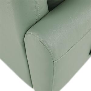 KONDELA Canapea complet tapiţată cu 4 locuri, piele / piele ecologică neomint, LINSY