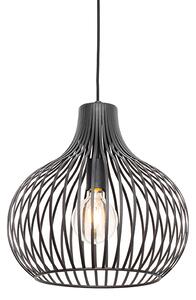 Lampa suspendata moderna neagra 38 cm - Saffira