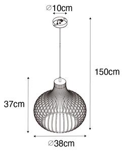 Lampa suspendata moderna maro 38 cm - Sapphira