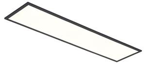 Panou LED negru dreptunghiular cu LED inclus, cu dimmer în 3 trepte - Reeves