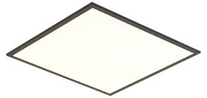 Panou LED negru pătrat cu LED inclus, cu dimmer în 3 trepte - Reeves