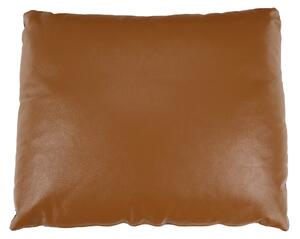 KONDELA Canapea complet tapiţată cu 4 locuri, piele / piele ecologică maro auriu, LINSY